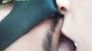 Close up Bushy Tight Twat Interracial Licking & Eating HD- 1080 Porn