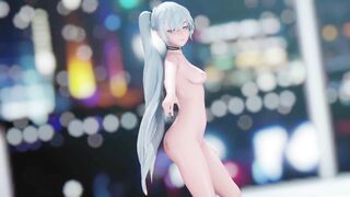Mmd R18 Weiss Schee Adorable Lady but she is Professional for Anal 3d Animated Fap Challenge