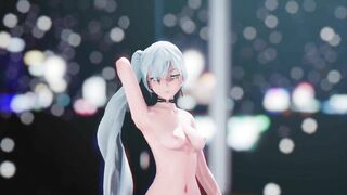 Mmd R18 Weiss Schee Adorable Lady but she is Professional for Anal 3d Animated Fap Challenge