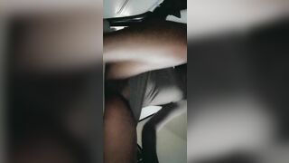 Risky Squirtin into Outdoors Office