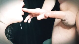 My Deepthroating Talent Leave my Big Titties Covered inside Cum after some pov Titty Fucking