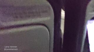 Teen shows me her Long Titties and Lets me Grab them during a Flight to Cancun - Risky