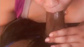 He Can’t Stay away from Me,i Can’t Stop Making Spit Bubbles on that Big Dick… I just Luv his bbc