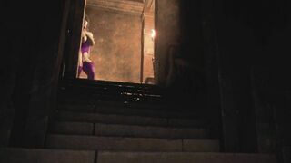 Resident Evil 8 Village Lady Dimitrescu - Violet Corset - H Cup Window Peep & Caught - 3D Cartoon