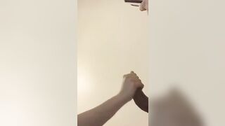 Huge Boob White bimbos Blows Blacked Curved Penis. Jizzes on Face