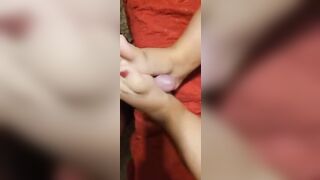 Crazy Hot Feet Job after Work