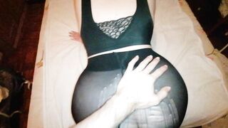 CUMMED STEP SISTER INTO PANTY HOSE GET PLOWED RAW