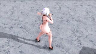 Mmd R18 she is Happy to Serve you with Happy Meal Mcdonalds 3d Anime