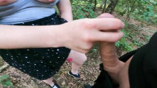 Brother and Stepsister – Oral Sex inside the Forest