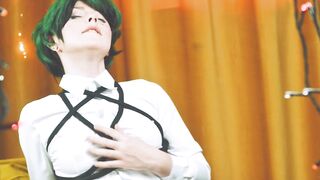 MY TURNED ON ACADEMIA:Deku Turned in a Devil Women and wants to Plowed as Hell - Cosplay Spooky Boogie HD