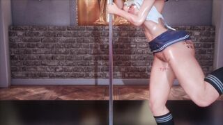 Long Titties - 3D Realistic Anime - (Uncensored) - School Girl