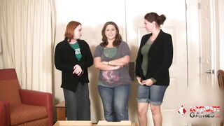 three Big Tit Girls Play Strip Rock-Paper-Scissors