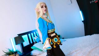 Zelda can't Wait Link Anymore - all she wants is Nice Dick into Soak Pink Twat - CUT Version