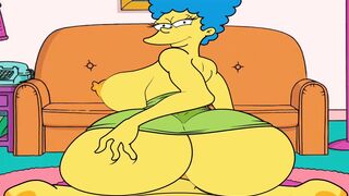|THE SIMPSONS| MARGE FUCKS HOMERO INTO THE LIVING ROOM