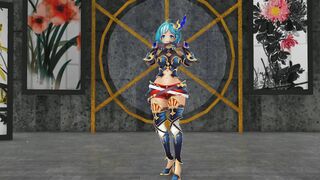 Mmd R18 Princess Djeeta will Gives you Crazy Hot Night Kiss if you Feed her Cum 3d Cartoon