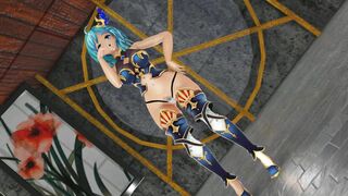 Mmd R18 Princess Djeeta will Gives you Crazy Hot Night Kiss if you Feed her Cum 3d Cartoon