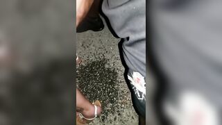 After Party into the Street..outside Squirting
