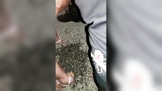 After Party into the Street..outside Squirting