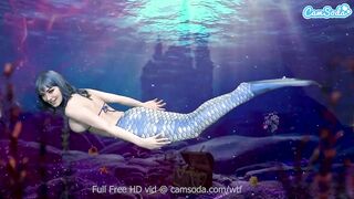 Mermaid Masturbates till she Gets even more Soak