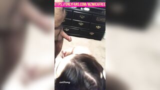 milf PAWG Head FELLATIO on my Knees Huge Breasts all Natural Dick Sucker Vulgar Mom