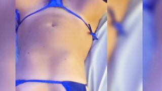 Bikini Sex Toy Orgasm milf inside Bed