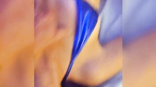 Bikini Sex Toy Orgasm milf inside Bed
