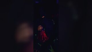 Blacklight Fun with a Slutty mom