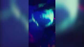 Blacklight Fun with a Slutty mom