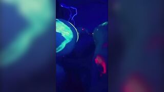 Blacklight Fun with a Slutty mom