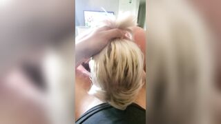Blonde Crazy Hot Head, Drinks Piss