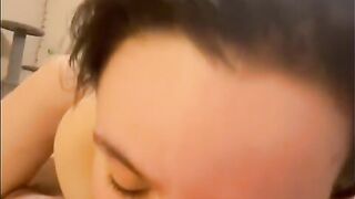 Long Tit Skank Coconutbutt Shows her Skill on a Dick