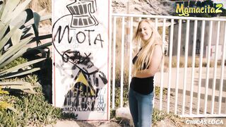 CHICASLOCA - Perfect Outdoors Banged! for Long Butt Blonde Helena Valentine