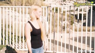CHICASLOCA - Perfect Outdoors Banged! for Long Butt Blonde Helena Valentine
