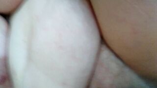 BBW Chubby Inked Red Head Riding Sex Toy and Milks herself