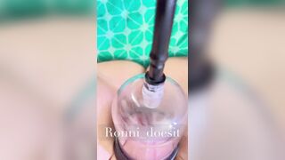 Vagina Pump makes me so Turned On! then I got Fisted!