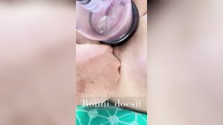 Vagina Pump makes me so Turned On! then I got Fisted!