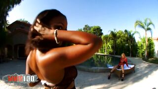 African and White Lesbo Love