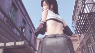【MMD R-teenagers SEX DANCE】TIFA SWEET CUM INTO RIDE YUMMY ホットお尻の性交の強さ [MMD]