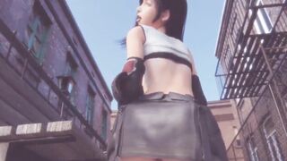【MMD R-teenagers SEX DANCE】TIFA SWEET CUM INTO RIDE YUMMY ホットお尻の性交の強さ [MMD]