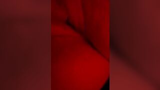 Finger Fuck my Soak Vagina inside the Red Lights….