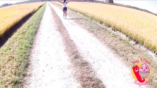 He Falls off his Bike to look at Ladymuffin