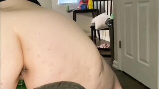 BBW Babysitter Masterbates with Lemon Lime Soda