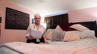 Curvy milf Rosie: Professor College Girl Study Date Turns Sexsual