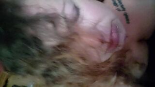Pierced BBW Gets Cream Pie
