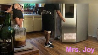 Exhibitionist Flashing my Jugs and Twat Refrigerator Delivery Guys and but they're too Expert