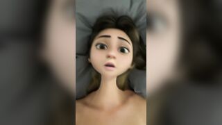 Disney Princess let me Plowed her SMALL Vagina