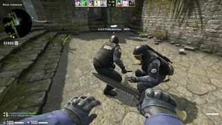 French College Boys Fisted by Leatherman on CT Spawn on CS:GO BUT someone didn't Pay 300 Bucks!