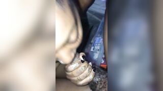 BLOWING THE CUM OUT OF a HUGE AFRICAN PENIS!!!!