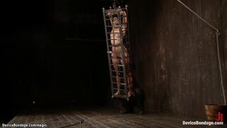 African into pile driver shackled and toyed