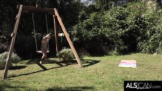 Hannah Hays Hops Off Her Swing to Masturbate